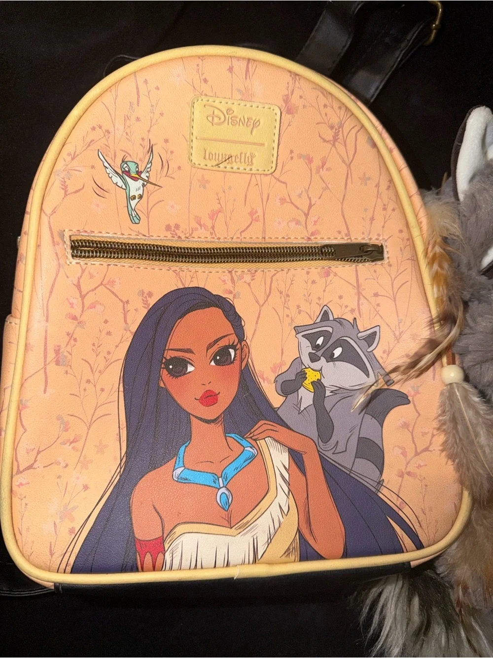Loungefly Peach Pocahontas Mini Backpack Pocahontas